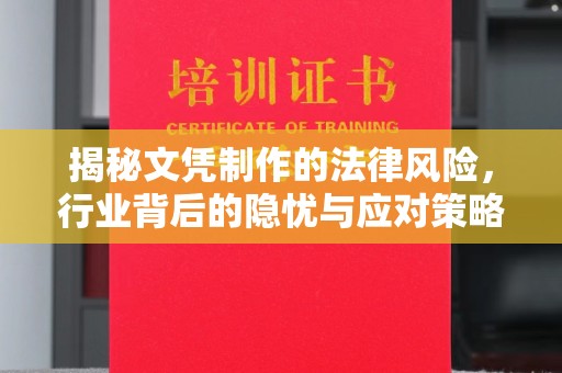 天镇揭秘文凭制作的法律风险，行业背后的隐忧与应对策略