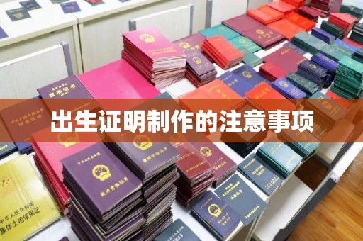 天镇出生证明制作的注意事项