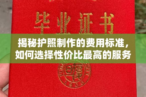 天镇揭秘护照制作的费用标准，如何选择性价比最高的服务？
