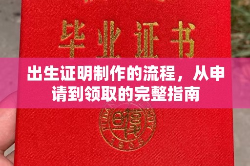 天镇出生证明制作的流程，从申请到领取的完整指南