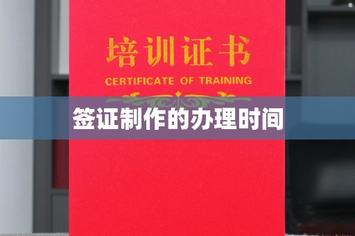 天镇签证制作的办理时间
