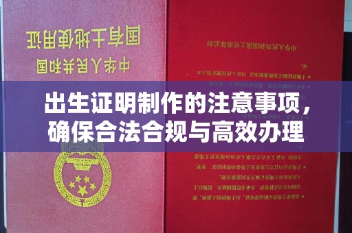 天镇出生证明制作的注意事项，确保合法合规与高效办理