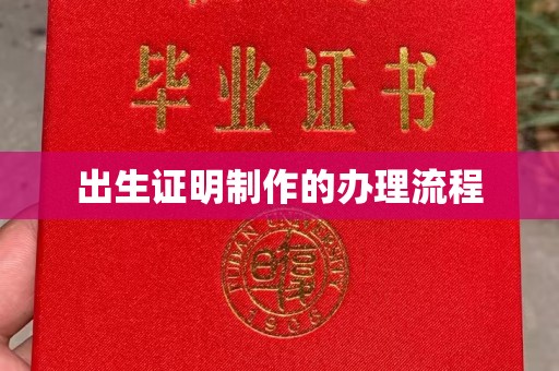 天镇出生证明制作的办理流程